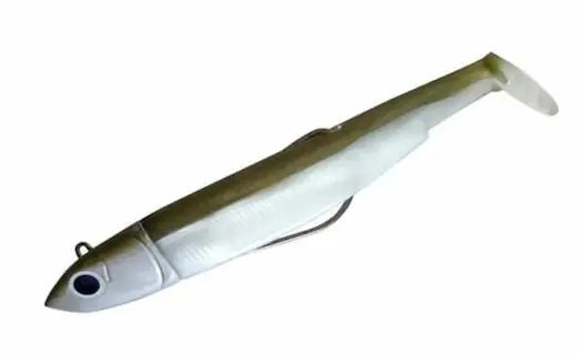 Lahoz avı için mafsallı kafalı pembe yeşil renkli Fiiish Black Minnow silikon yem