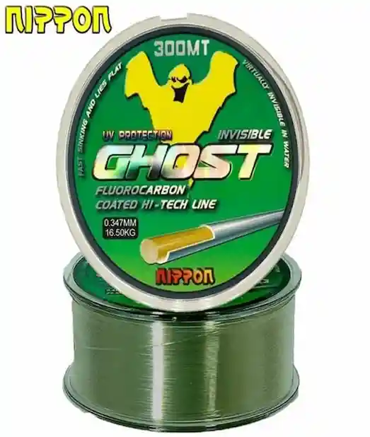 Sazan avı için kullanılan Ghost fluorocarbon misina makarası